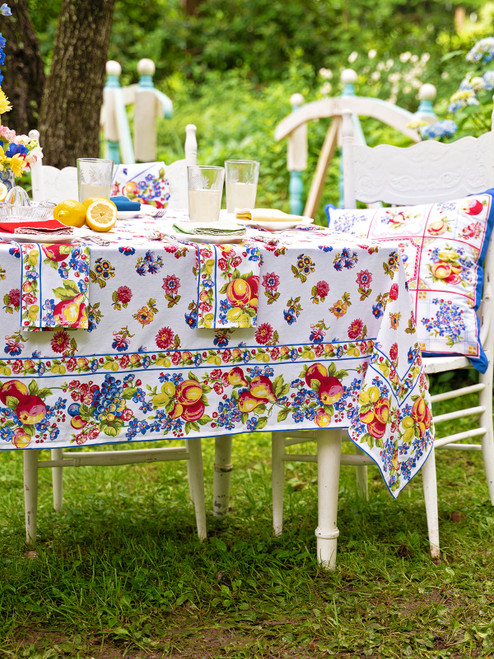 Fruit Basket Tablecloth - Multi