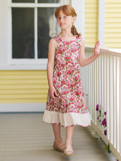 Carolina Kids Dress - White