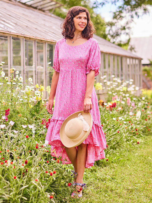 Frannie Hi-Lo Dress - Pink