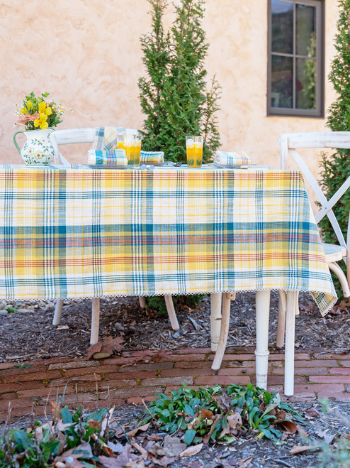 Everyday Plaids Tablecloth - Multi