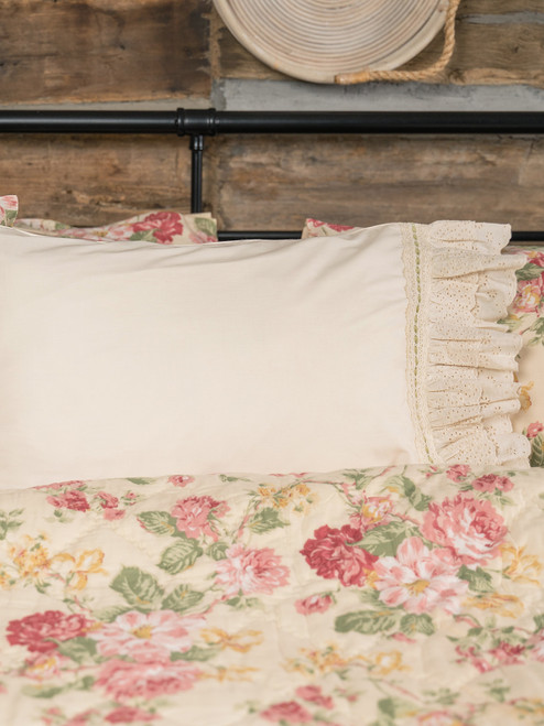 Cottage Dream Pillowcase Set of 2 - Sage