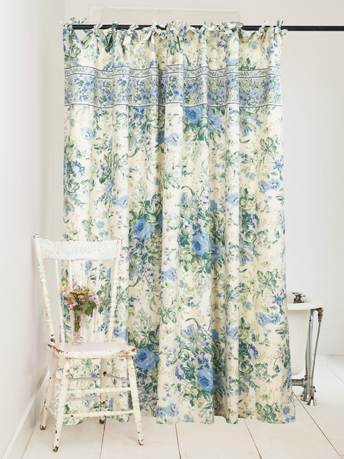 Eternal Rose Curtain - Dark Ivory