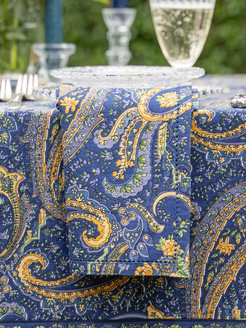 Jamavar Napkin Set of 4 - Navy