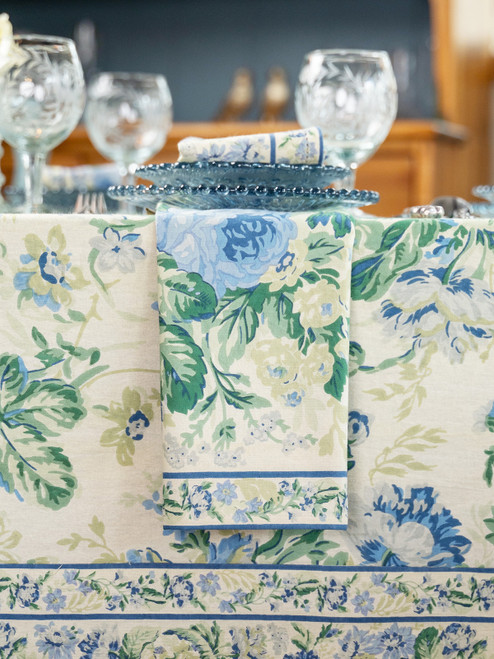 Eternal Rose Napkin Set of 4 - Dark Ivory