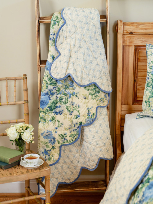 Eternal Rose Throw - Dark Ivory