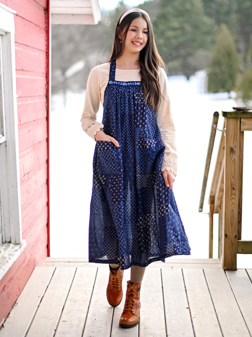 Becky Young Adult Dress - Navy