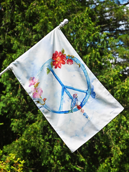 Peace House Flag - Multi