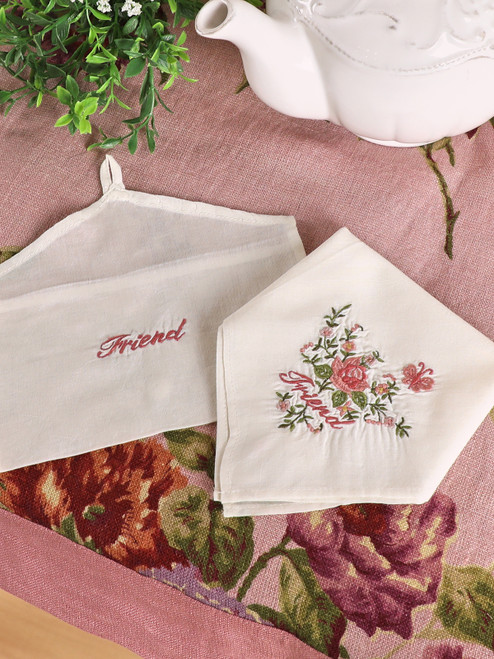 Friend Envelope Hankie - Pink