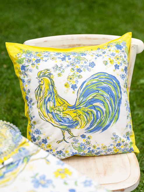 Rooster Cushion Cover - Provence
