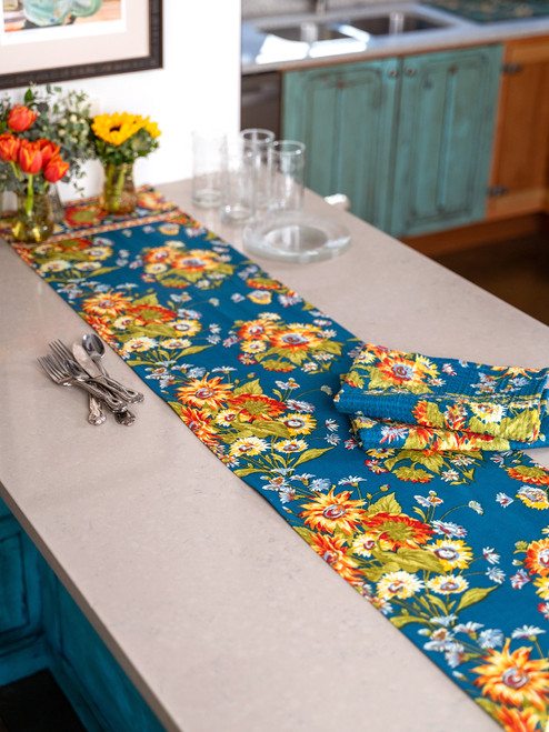 Marguerite Runner - Teal