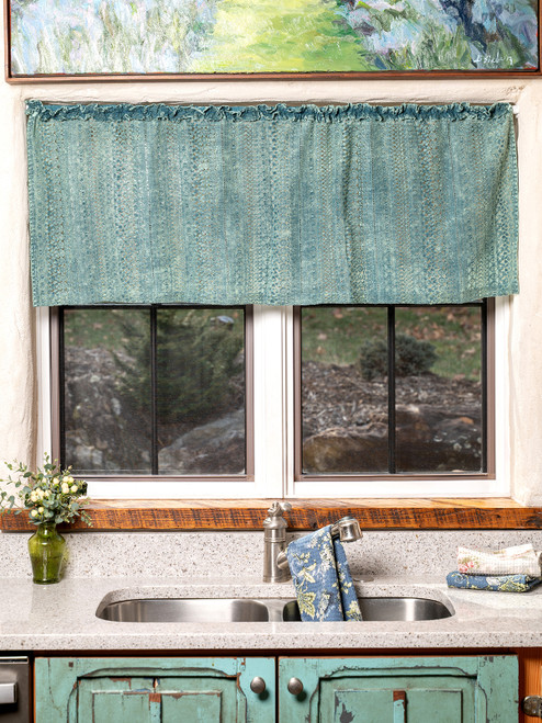 Camelia Valance - Washed Blue