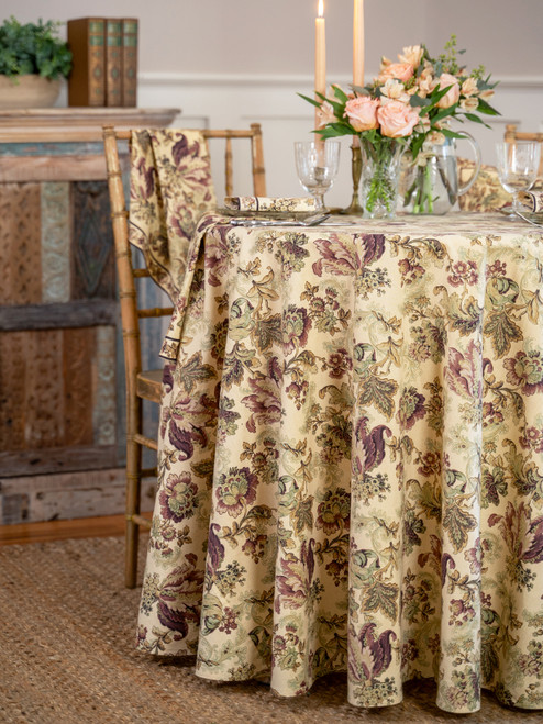 Sonnet Round Cloth - Antique