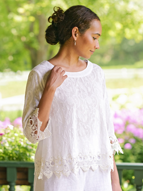 Casablanca Blouse - White