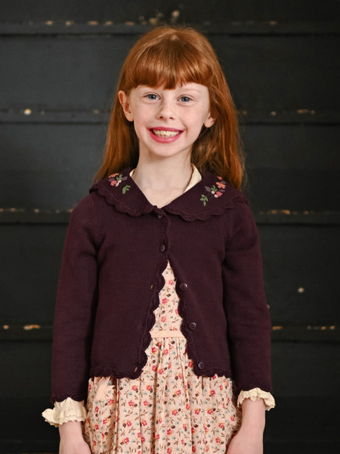 Bianca Kids Sweater - Plumberry