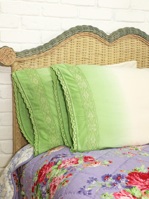 Sunset Dream Pillowcase Set of 2 - Sage