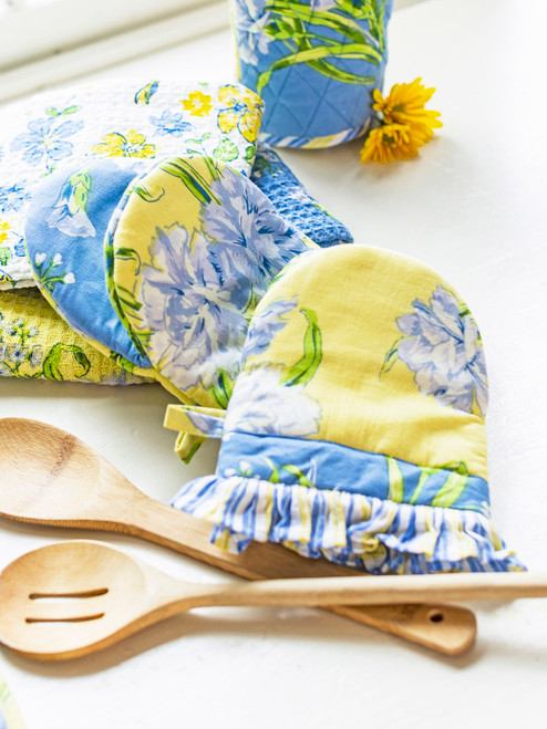 Provence Patchwork Mini Mitt Set of 2 - Multi