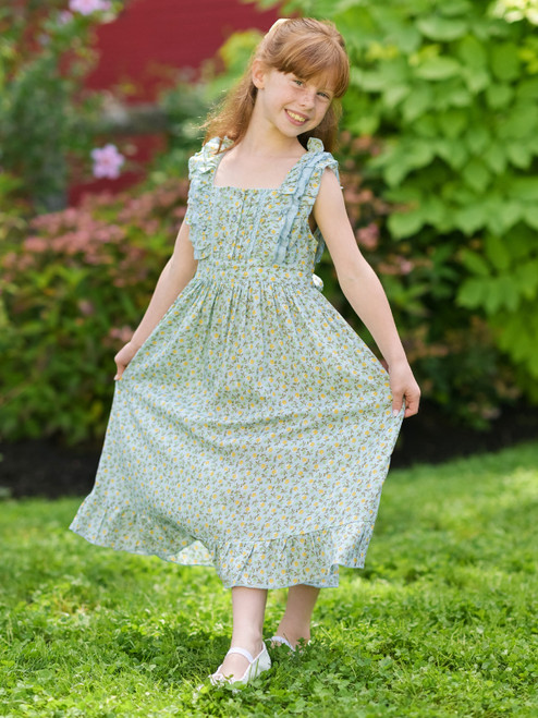 Adelina Kids Dress - Powder Blue