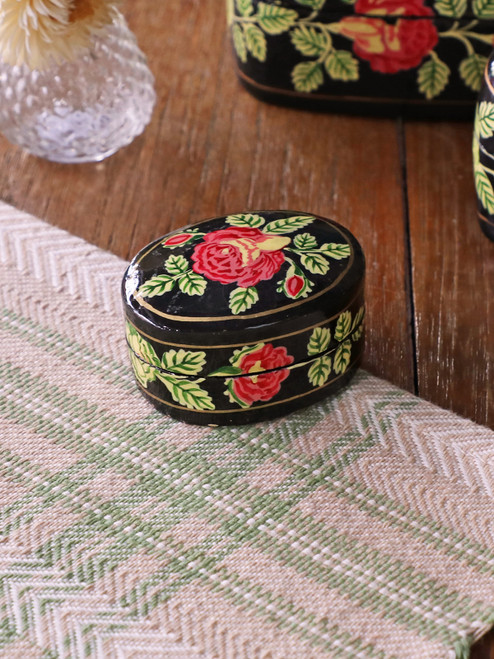 Genevieve Ring Box - Black