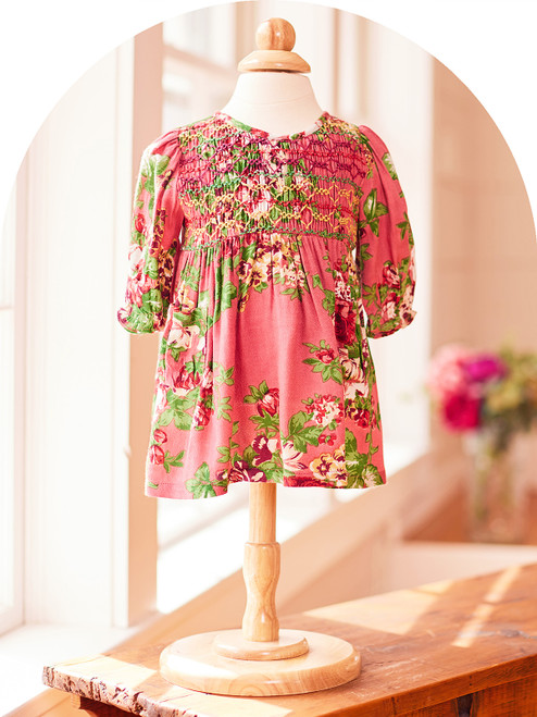 Francesca Baby Dress - Rose