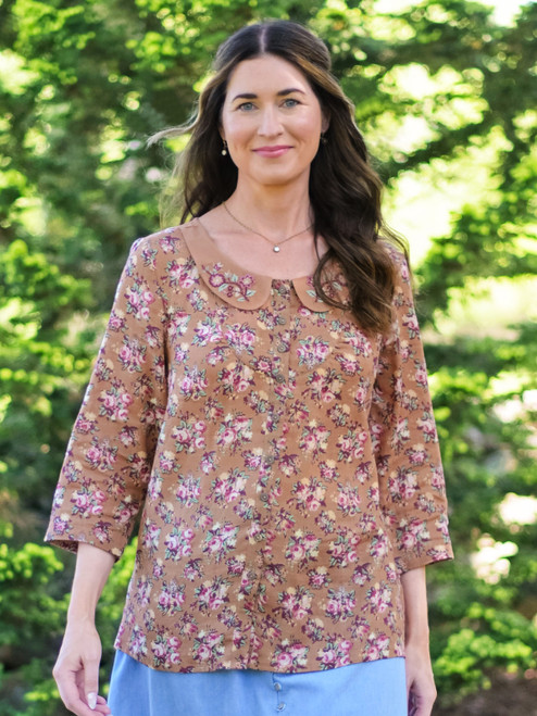 Elizabeth Garden Blouse - Latte