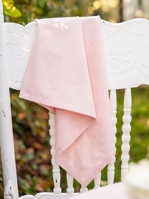 Lark Cotton Jacquard Napkin Set of 4 - Blush - Blush