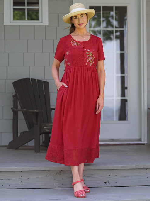 Love Note Dress - Red