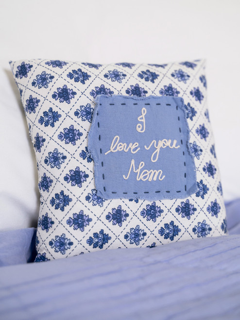 I Love You Mom Cushion with Filler - Multi