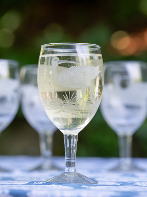 Crane Wine Glass Set of 4 - Clear