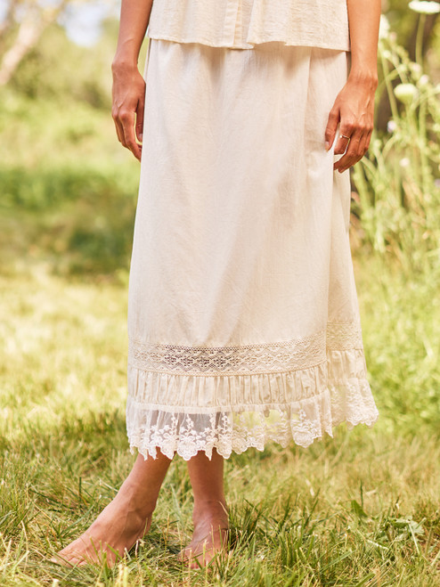 Savannah Half Slip - Ecru