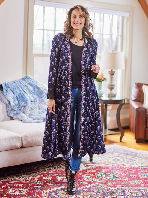 Indigo Court Cover Up - Indigo