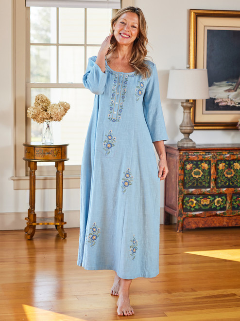 Kerala Caftan - Blue