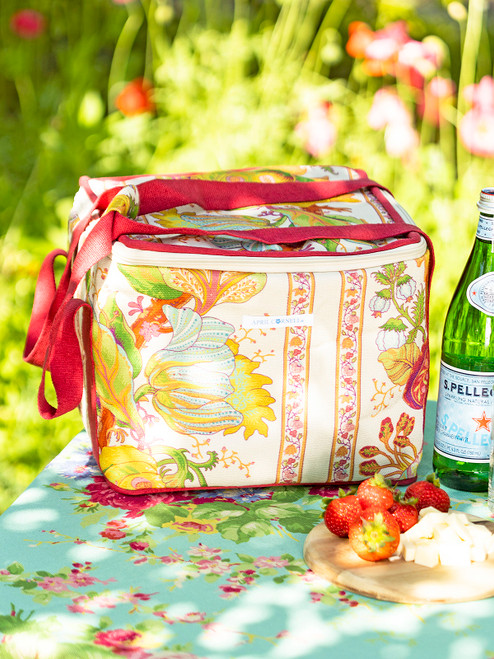 Blooming Jungle Outdoor Picnic Cooler Bag - Bright