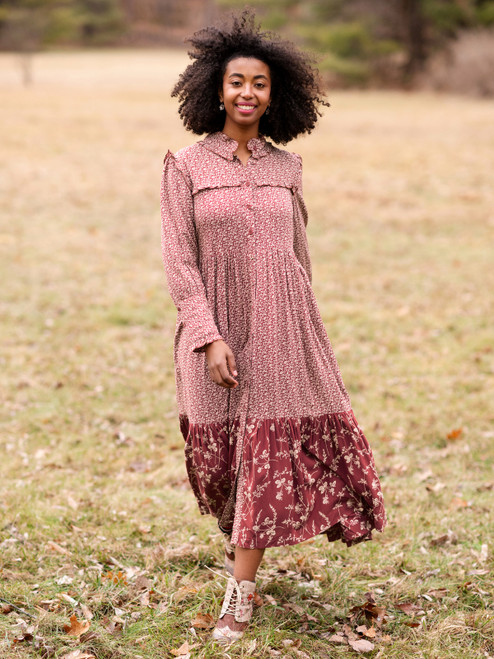 Kensington Dress - Baroque Rose