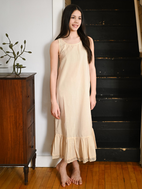 Eden Young Adult Slip - Ecru