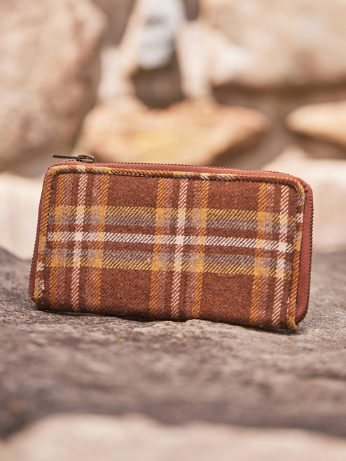 Zipper Wallet  - Dickens Plaid