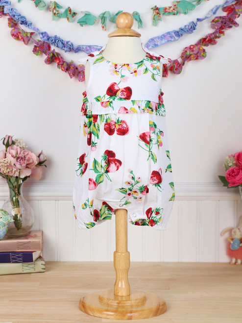 Strawberry Baby Bubble - White