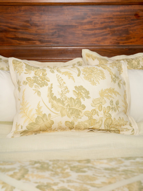 Estate Linen Pillow Sham - Antique