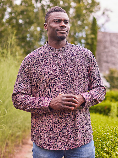 Medallion Nights Shirt - Black