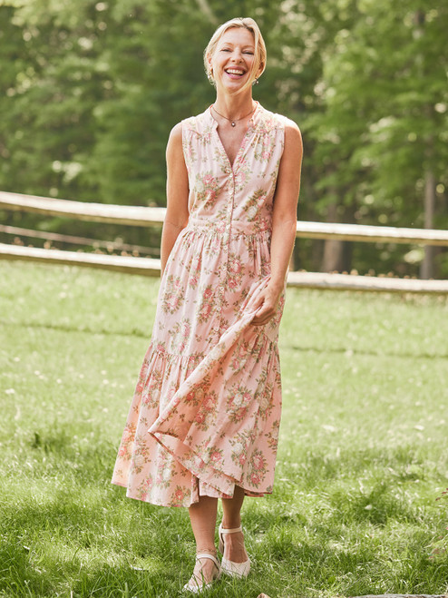 Genevieve Hostess Dress - Soft Rose