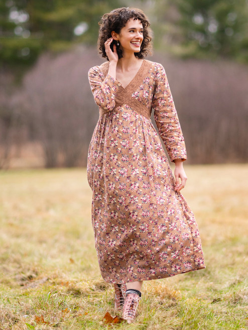 Elizabeth Garden Dress - Latte