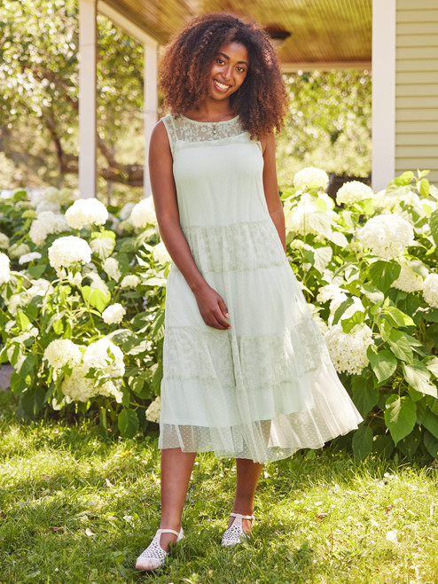 Delphine Dress - Sage