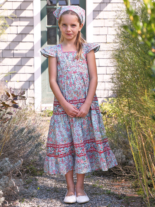 Darjeeling Kids Dress - Aqua