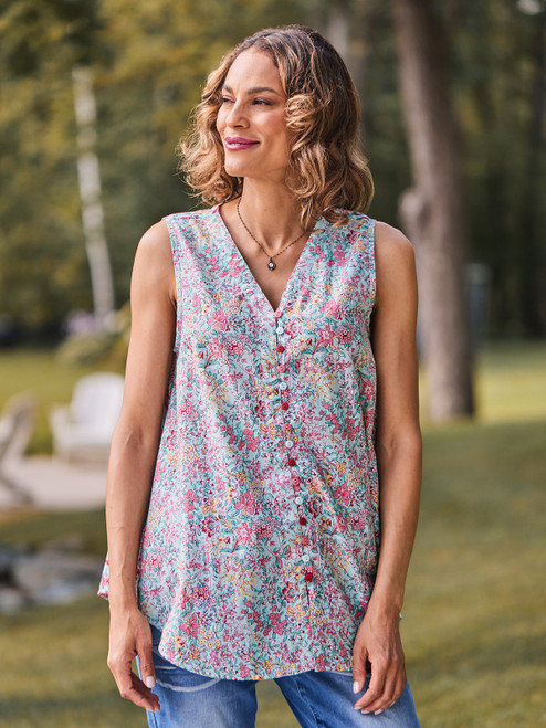 Darjeeling Camisole - Aqua