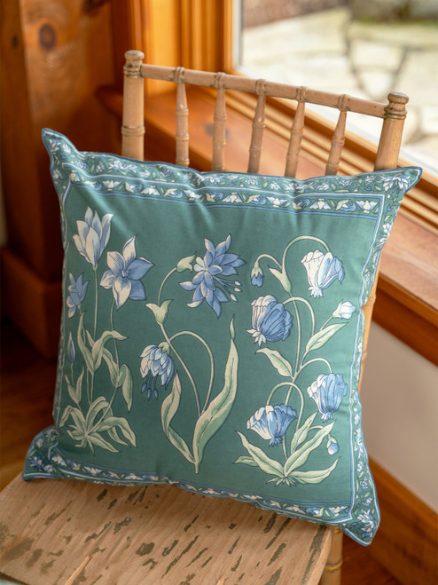 Ajmeer Cushion Cover - Jade Green