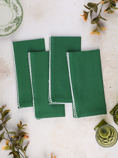 Essential Cottage Napkin Set of 4 - Forest