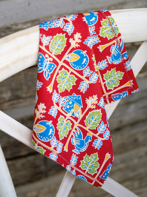 Chicken at Home Luncheon Napkin Set of 4 - Red