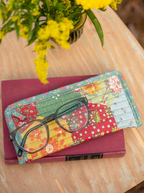 County Fair Patchwork Glasses Case - Multi