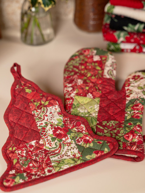 Merry Patchwork Novelty Bake Set - Red