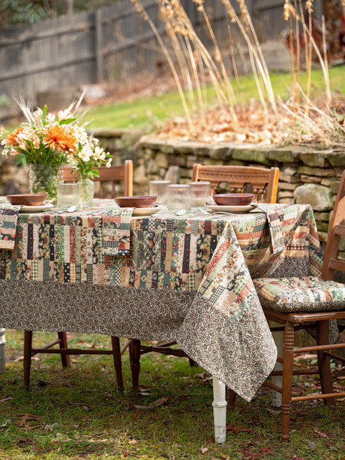 Homestead Patchwork Tablecloth - Multi