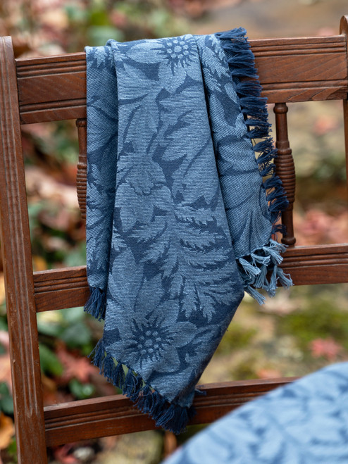 Quiet Jacquard Napkin Set of 4 - Navy